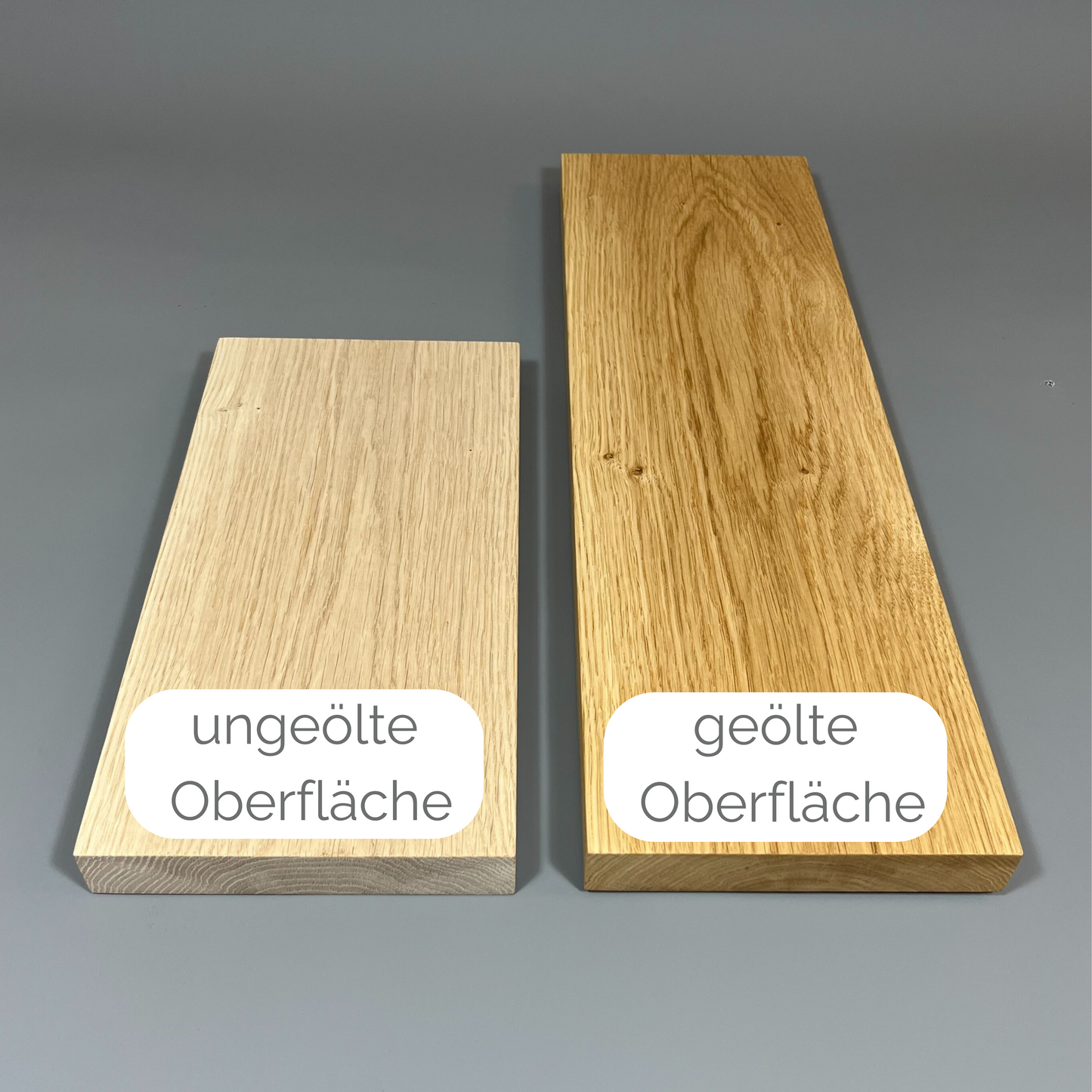 Küchenrollenhalter aus Holz - Metallfuß in Anthrazit