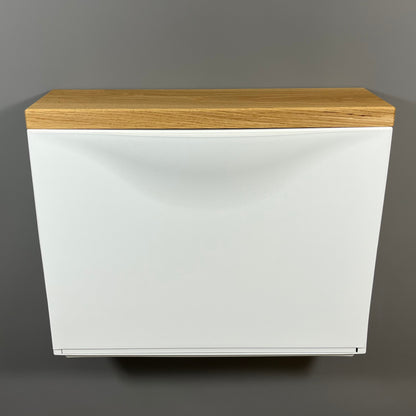 Handgefertigte Abdeckplatte aus massiver Eiche für deine IKEA Trones Schuhschränke